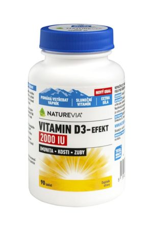 NATUREVIA VITAMÍN D3 - EFEKT 2000 I.U. / 90 tbl
