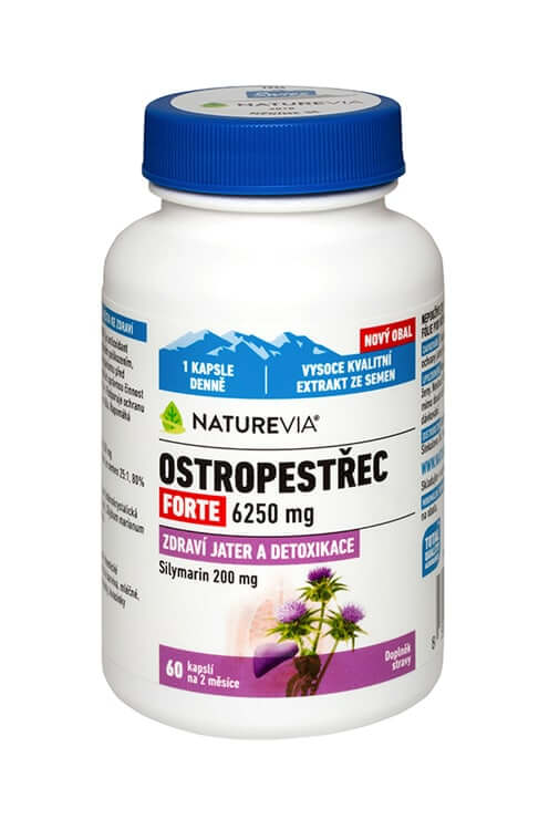 NATUREVIA PESTREC mariánsky FORTE 6250mg / 60 cps