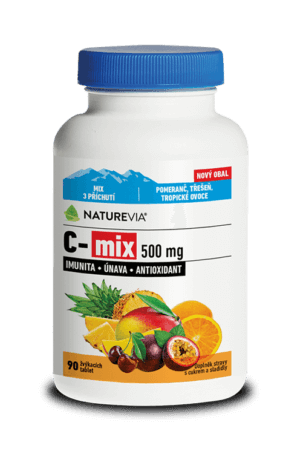 NATUREVIA VITAMÍN C-mix - cmúľacie pastilky 500 mg