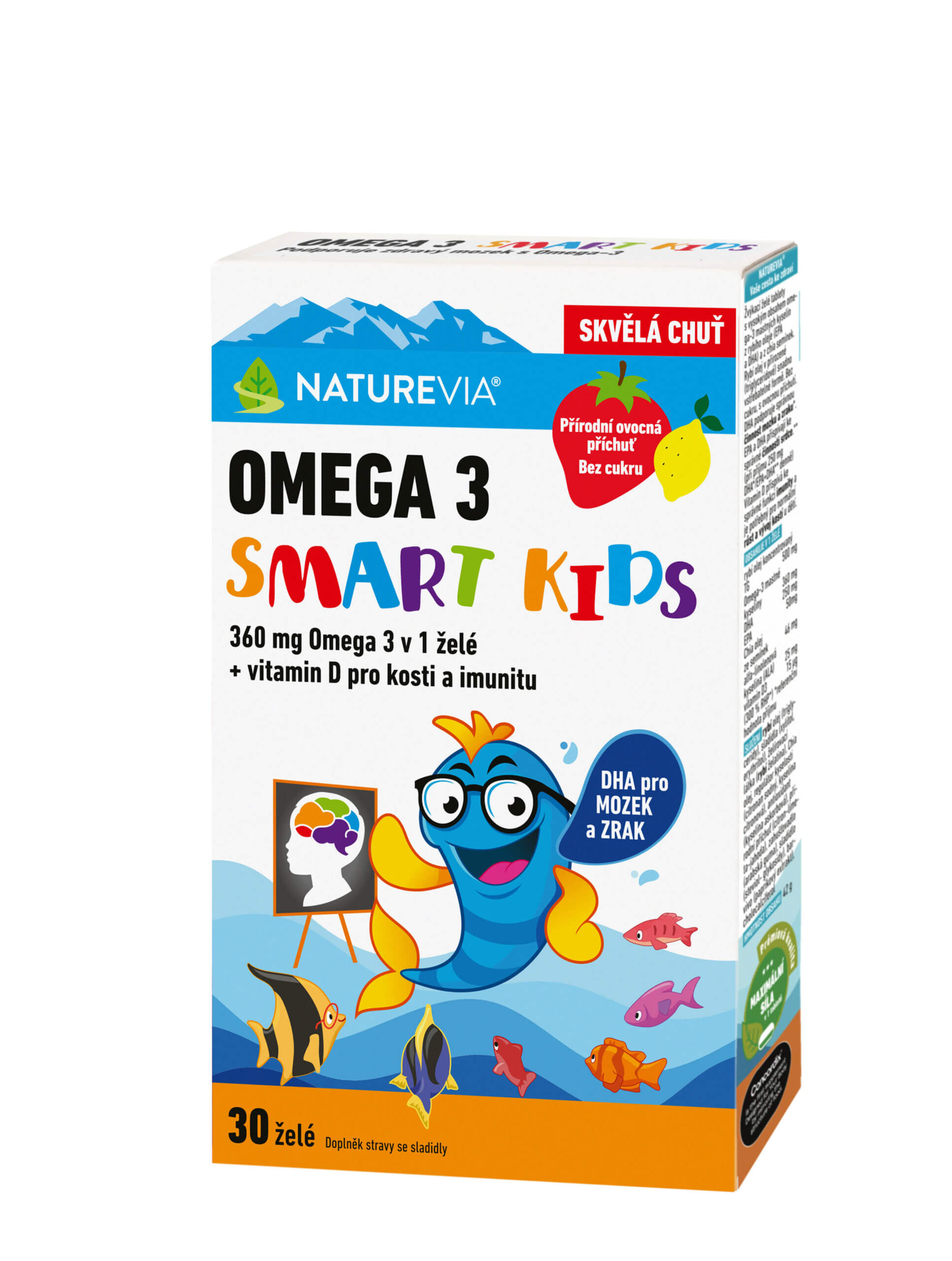OMEGA 3 SMART KIDS + Vit. D3 (30 želé)